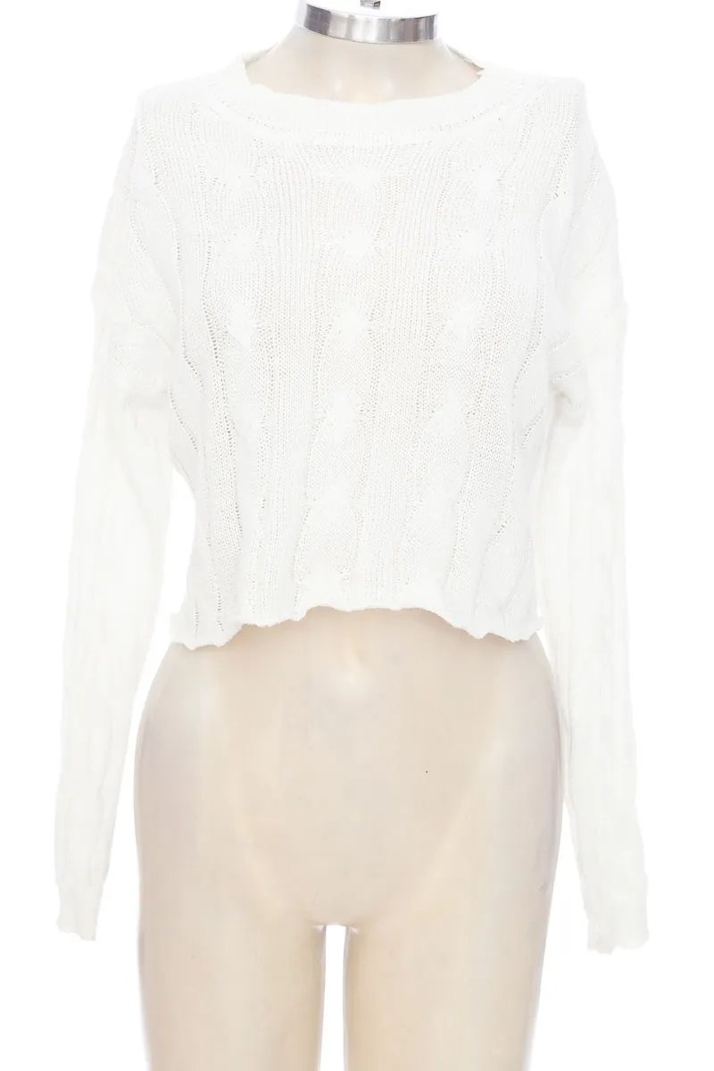 SWEATER COLOR BLANCO  MP.