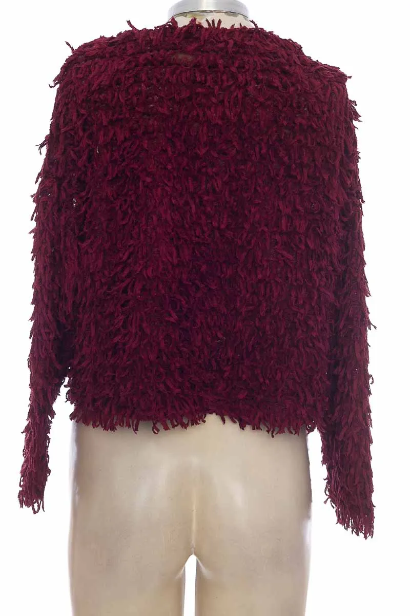 SWEATER COLOR VINOTINTO  ZARA