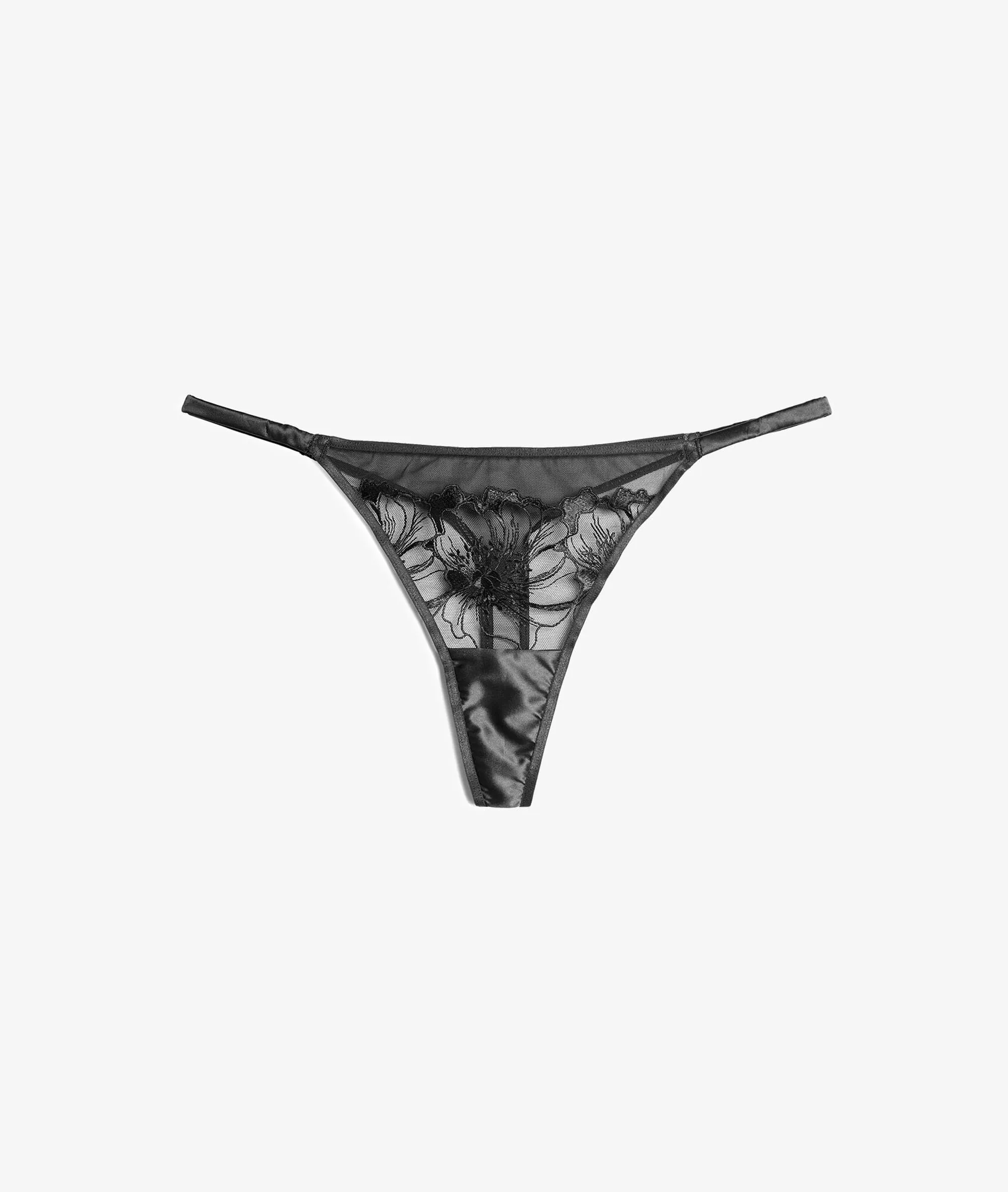 TANGA DE ENCAJE AMARYLLIS NOIR  ETAM