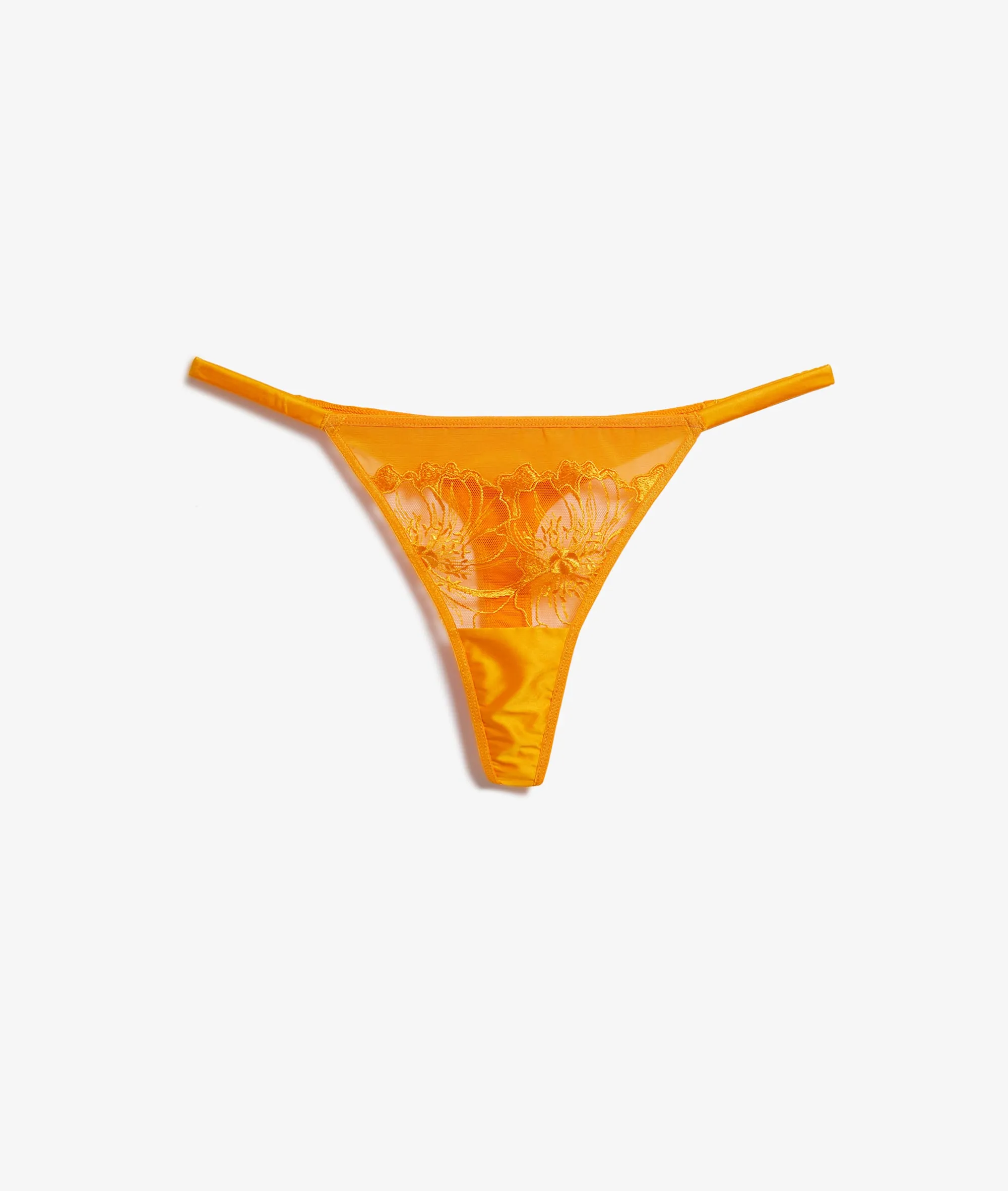 TANGA DE ENCAJE AMARYLLIS ORANGE  ETAM