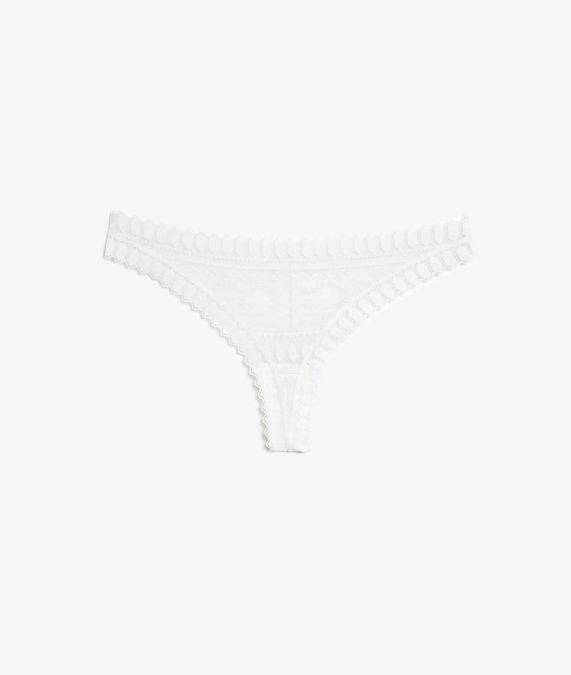 TANGA DE ENCAJE DIAMANT ECRU  ETAM