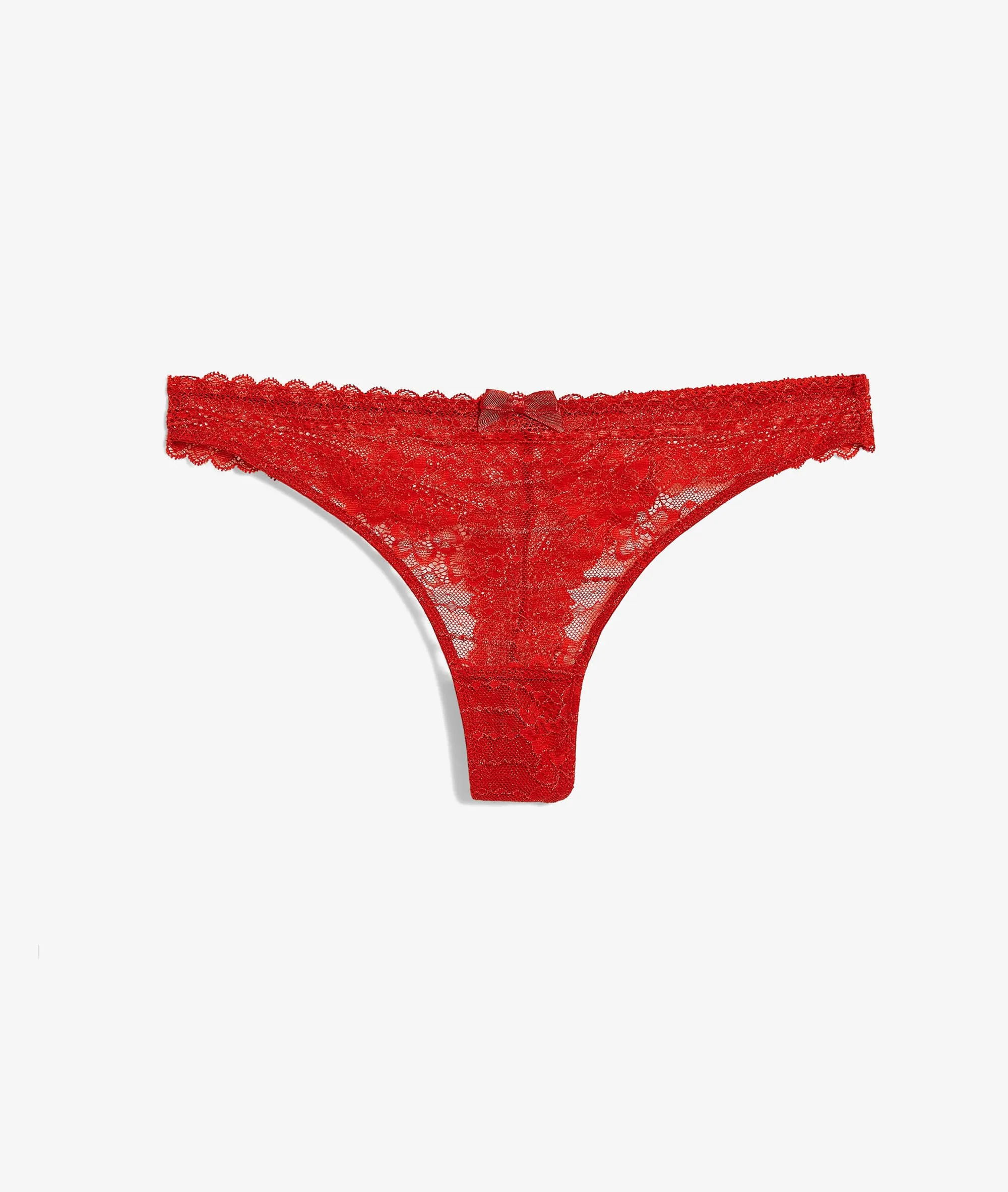 TANGA DE ENCAJE PANAMA ROUGE  ETAM