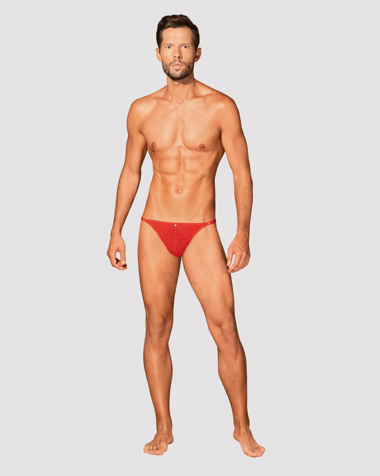 Tanga de hombre en color rojo