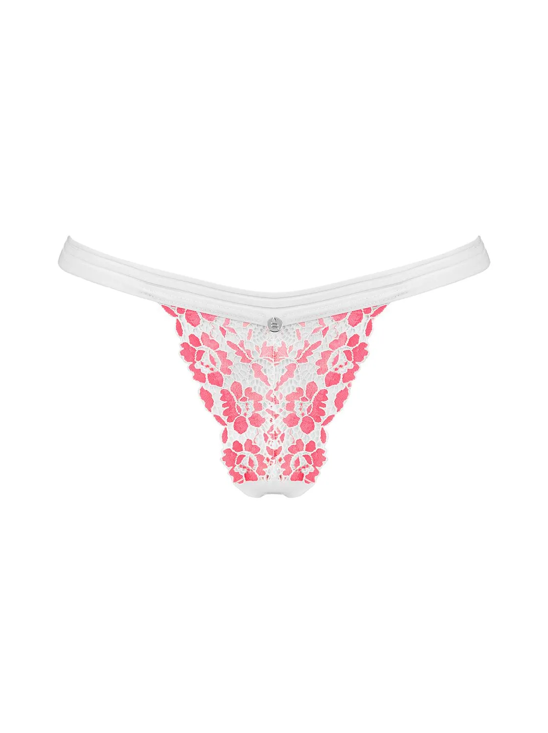 Tanga elegante de estampado floral 