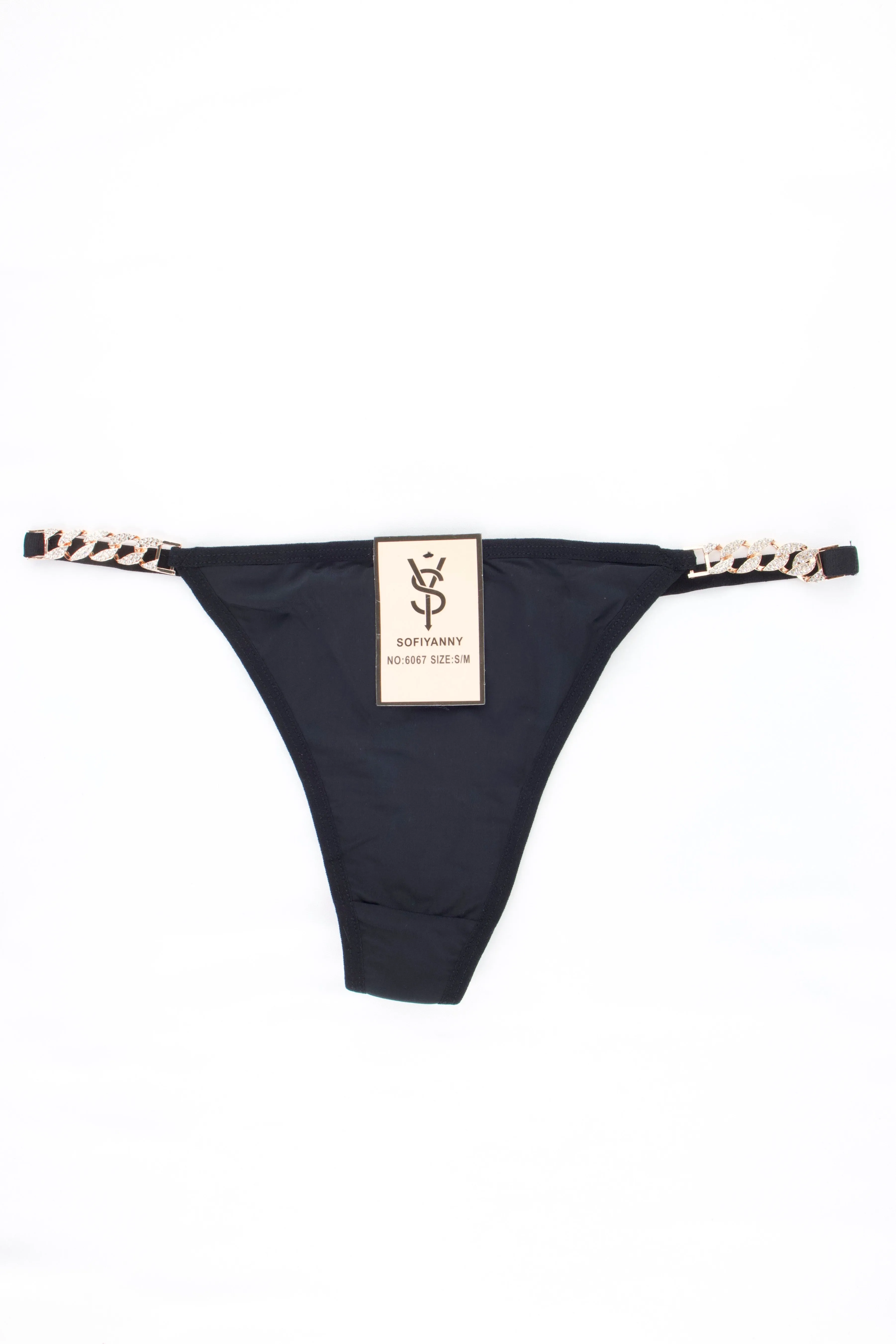 TANGA LISA DETALLE DE CADENA 6067