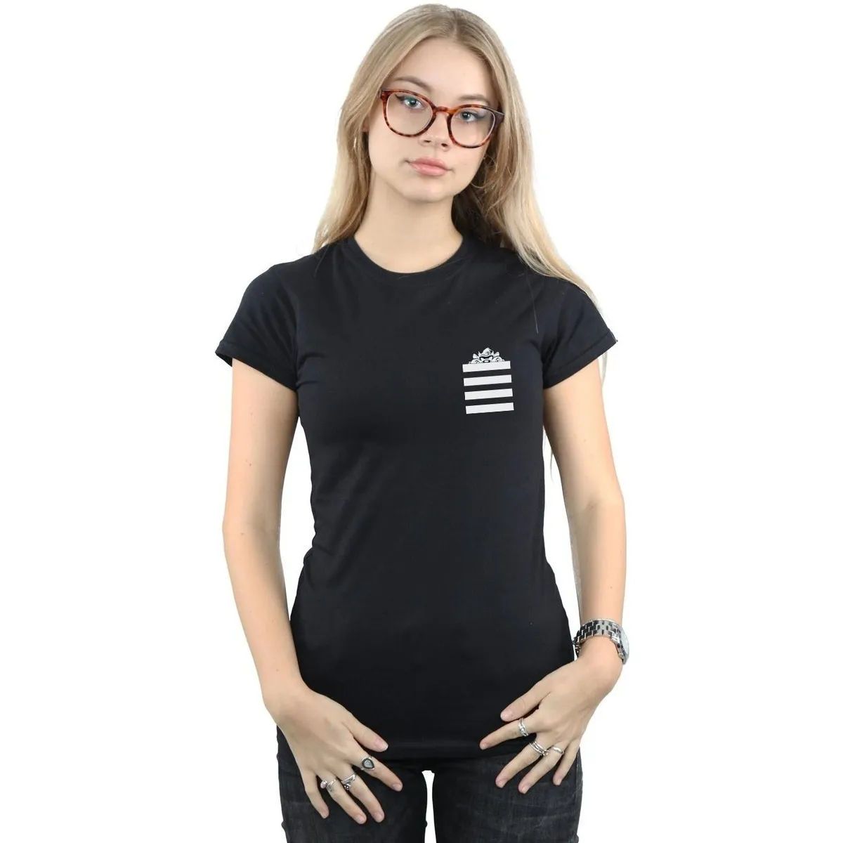 Taz Stripes Faux Pocket