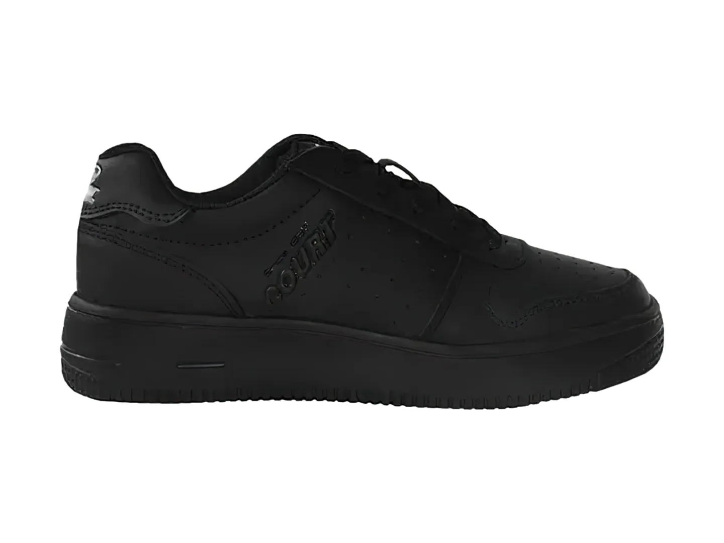 Tenis Court A2990p Negro Para Niño