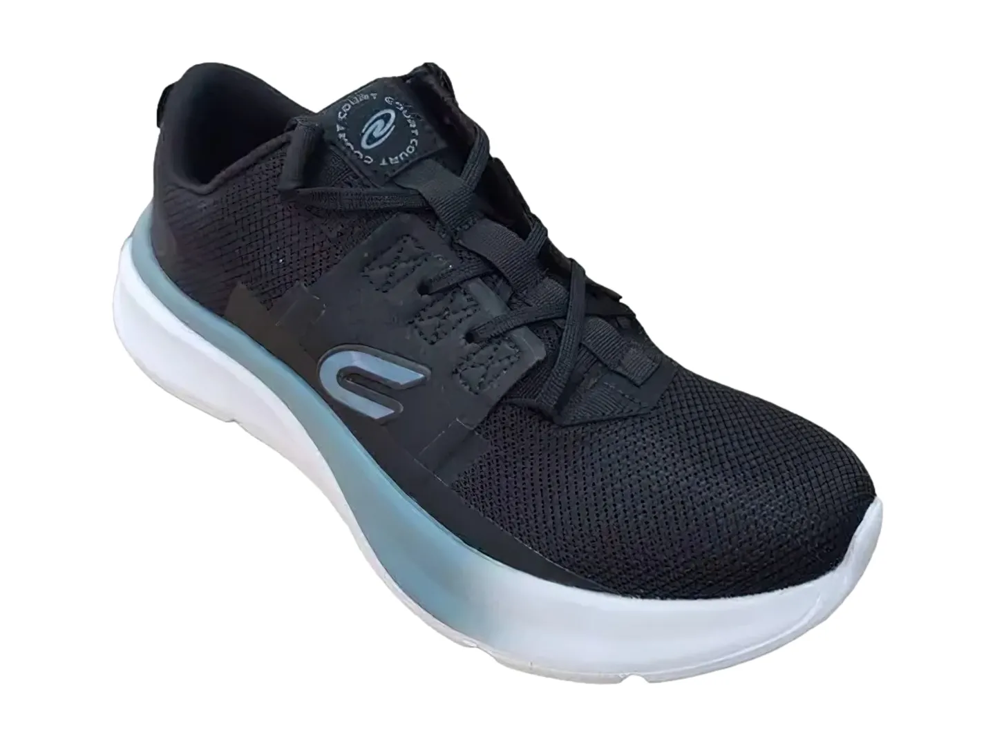 Tenis Court A7904t Negro Para Niño