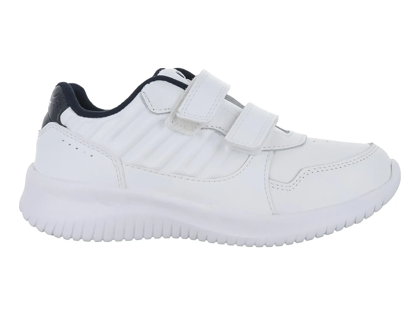 Tenis Escolares Court A3974n Blanco Para Niño