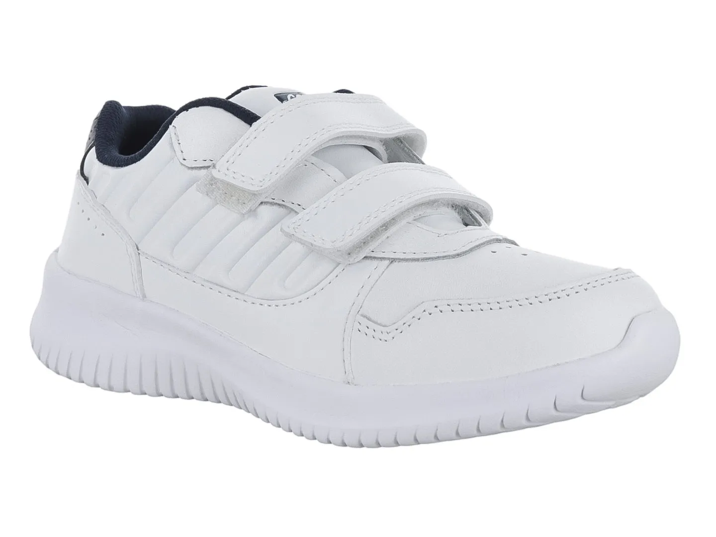 Tenis Escolares Court A3974n Blanco Para Niño