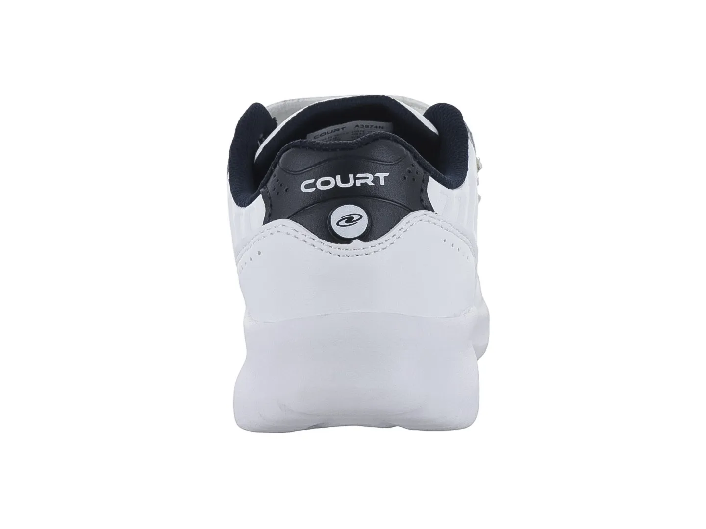 Tenis Escolares Court A3974n Blanco Para Niño