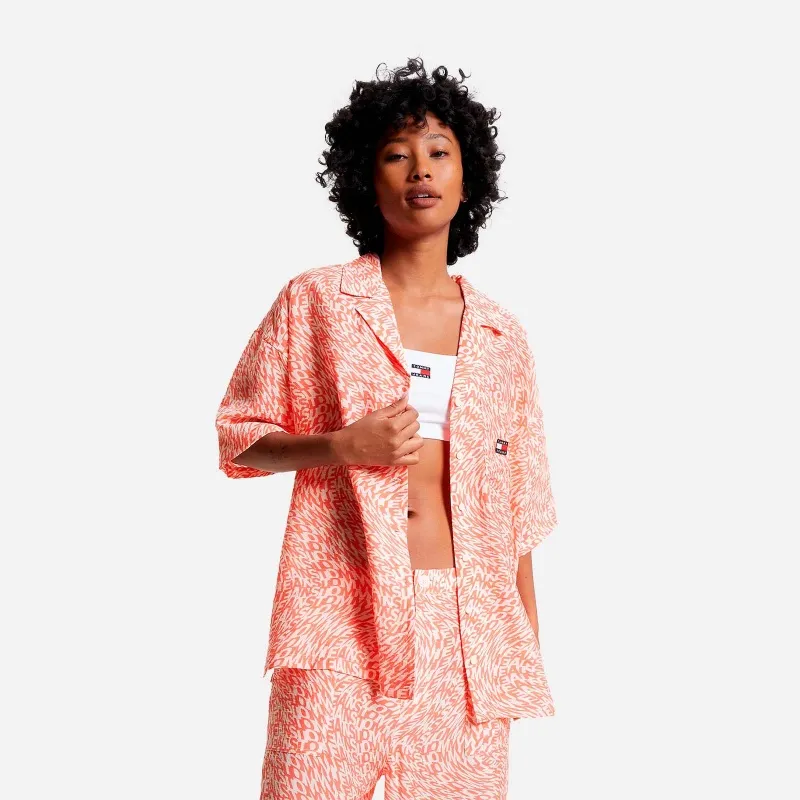 Tommy Jeans Logomania Oversized Shirt DW0DW159060JV