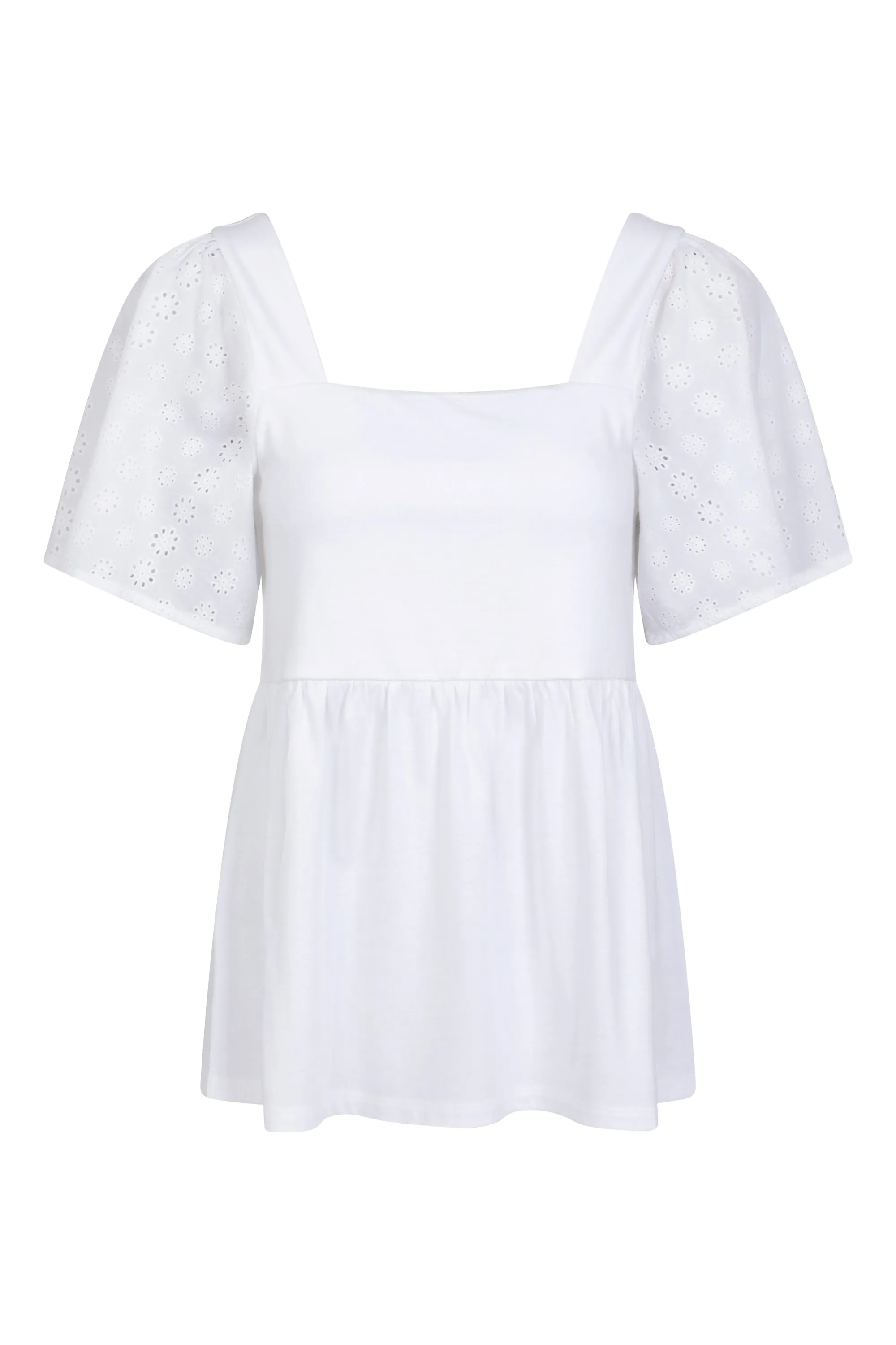 Top con manga de encaje para mujer Verona