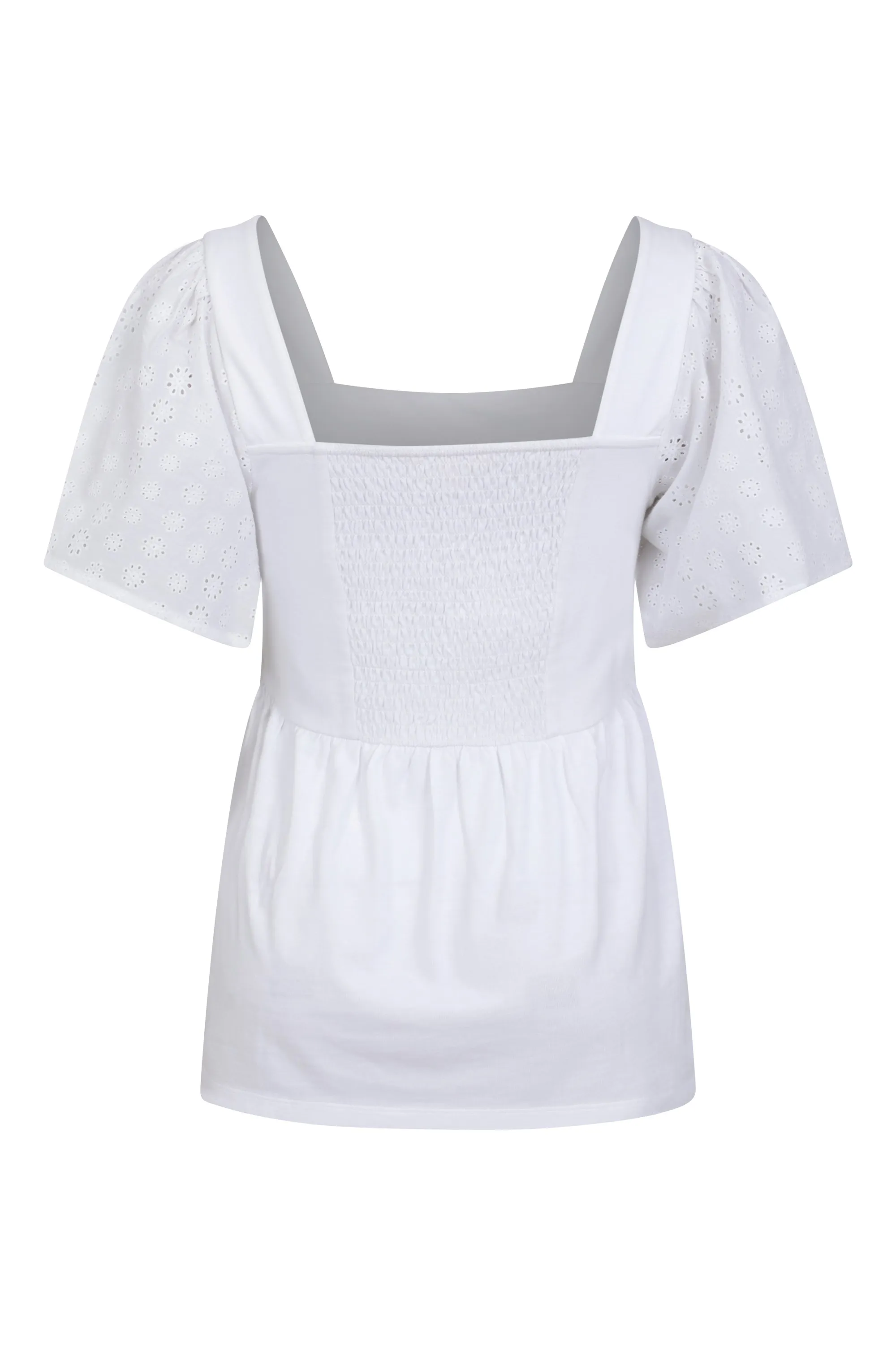 Top con manga de encaje para mujer Verona