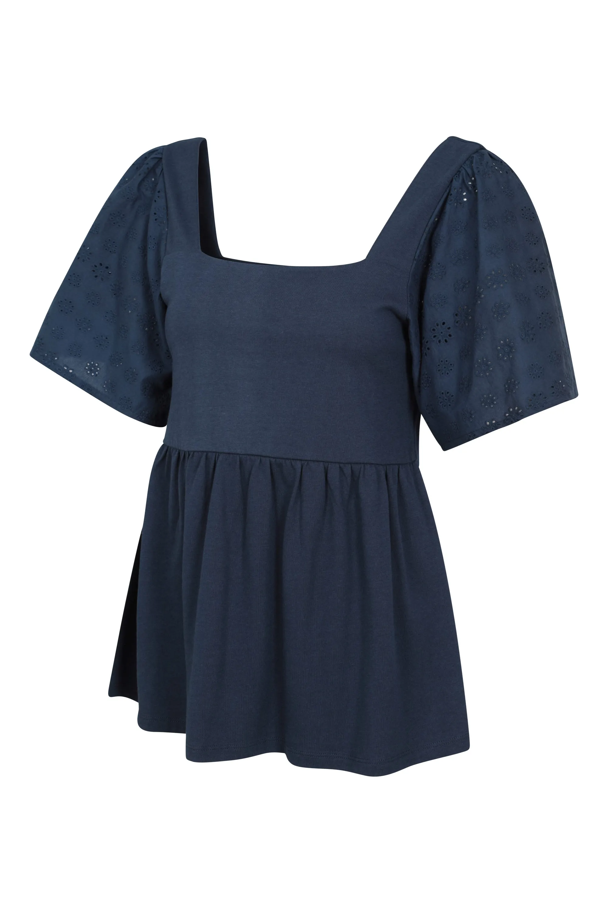 Top con manga de encaje para mujer Verona