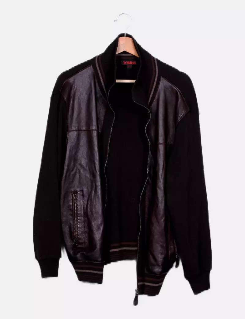 Torras Chaqueta marrón combinada