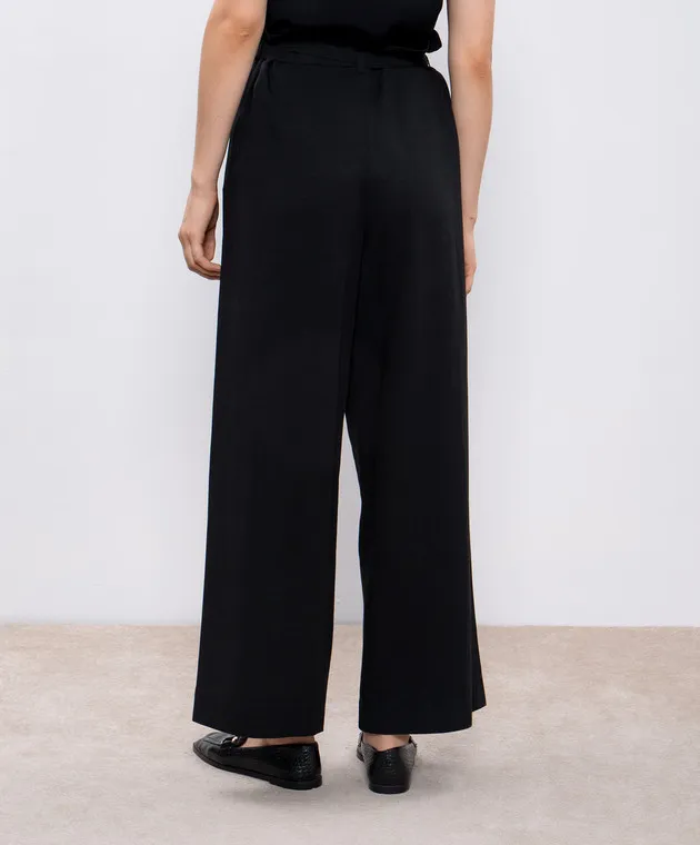 Toteme Black pants with linen
