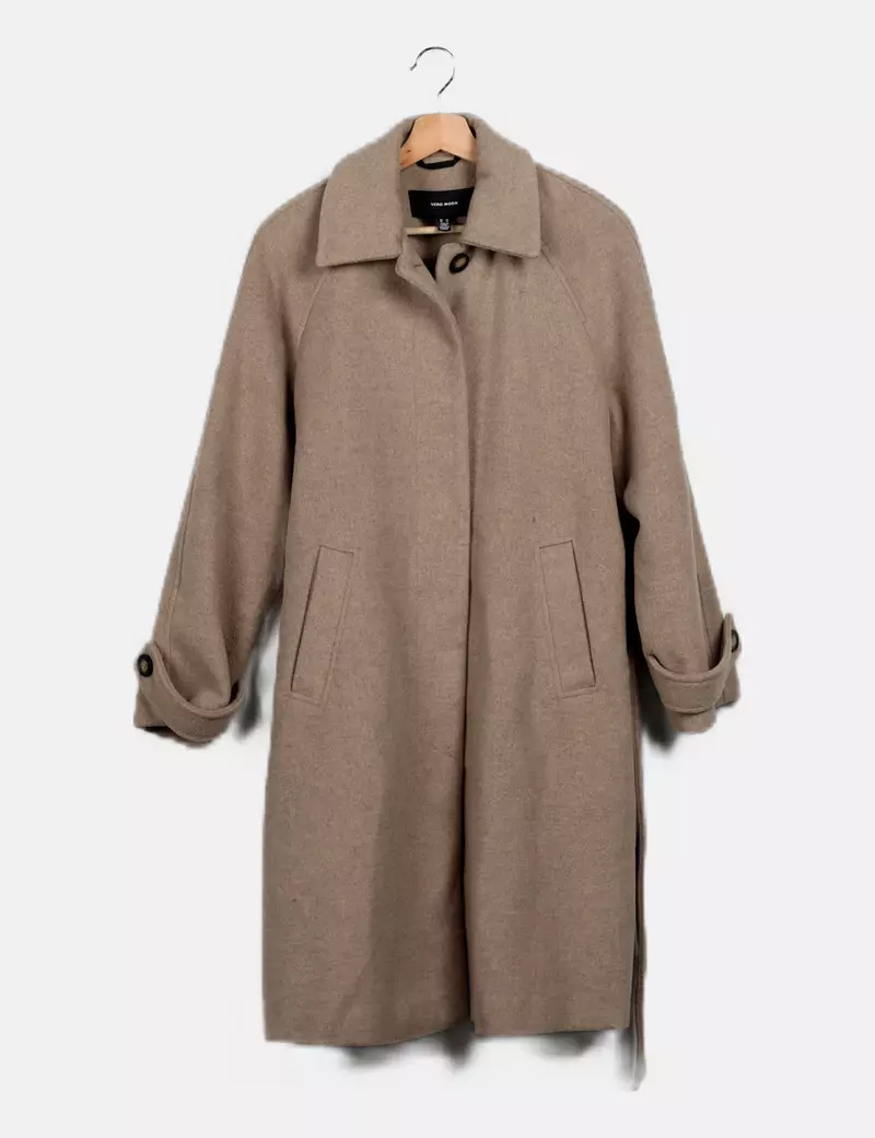 Vero Moda Abrigo beige casual