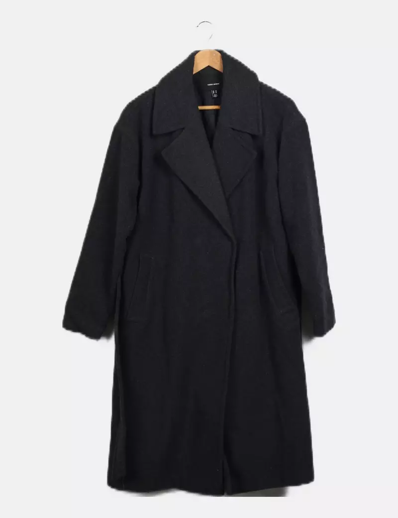 Vero Moda Abrigo gris casual
