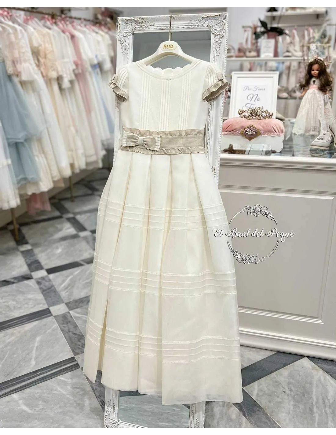 Vestido Comunión Marfil Marla Comuniones