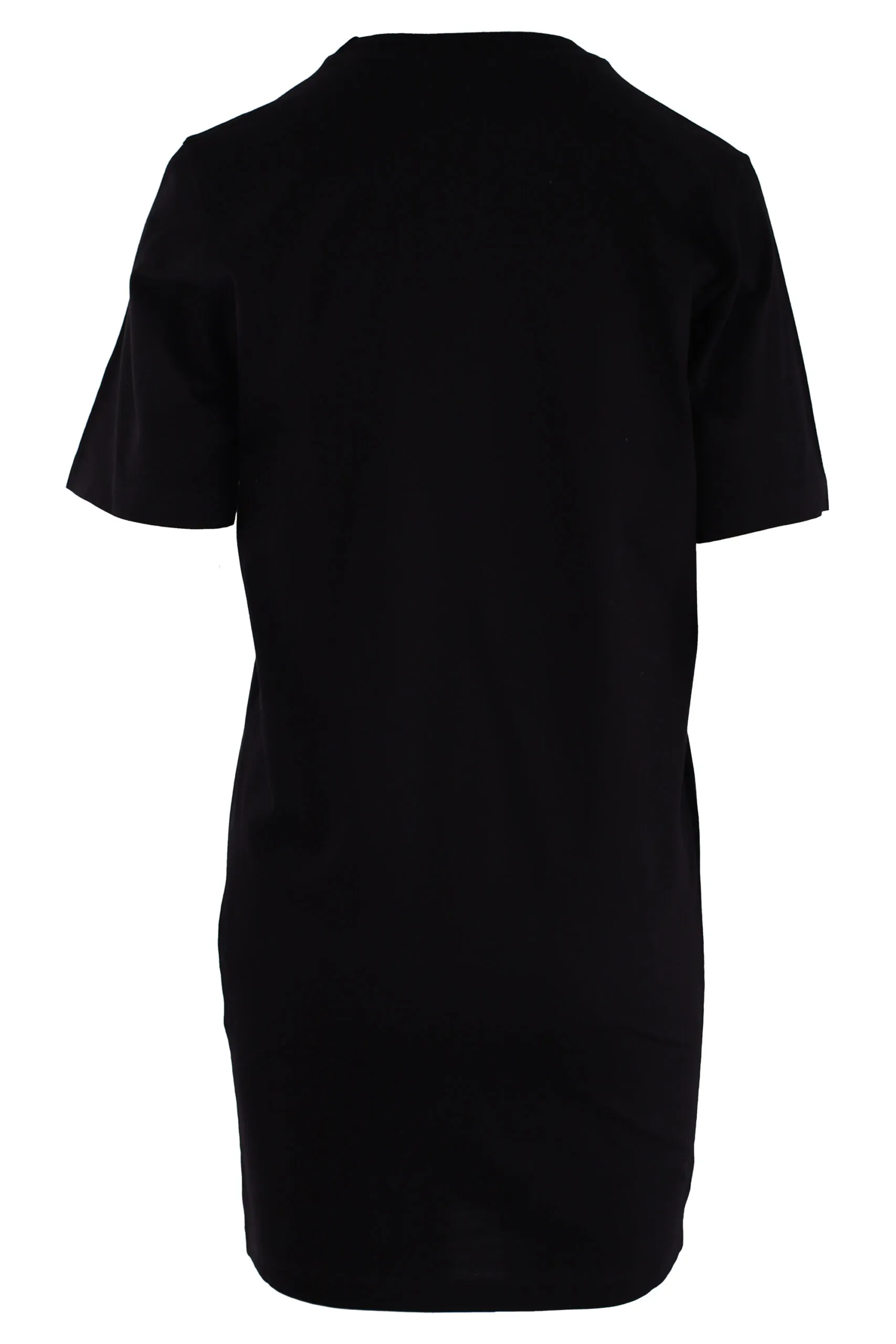 Vestido negro con logo 