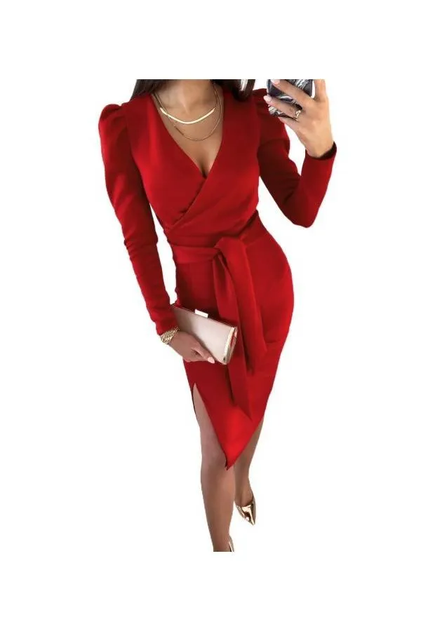 Vestido por la rodilla Explosión de gala