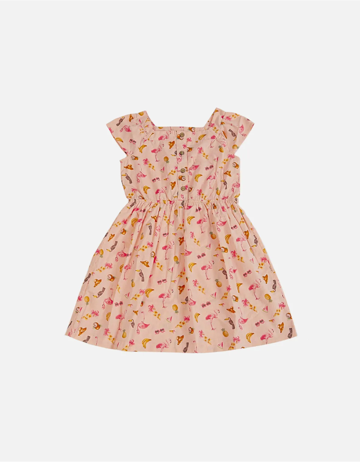 Vestido slim fit rosa pd