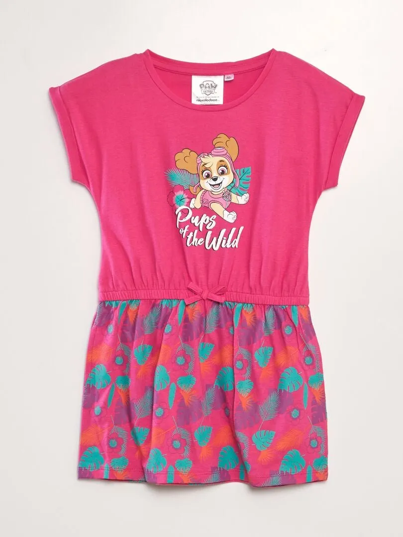 VESTIDO 'LA PATRULLA CANINA'  ROSA