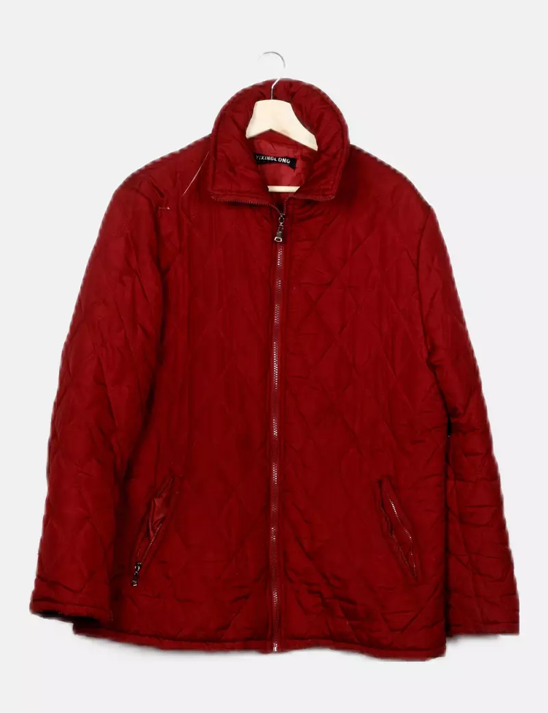 Yixinglong Chaqueta roja acolchada