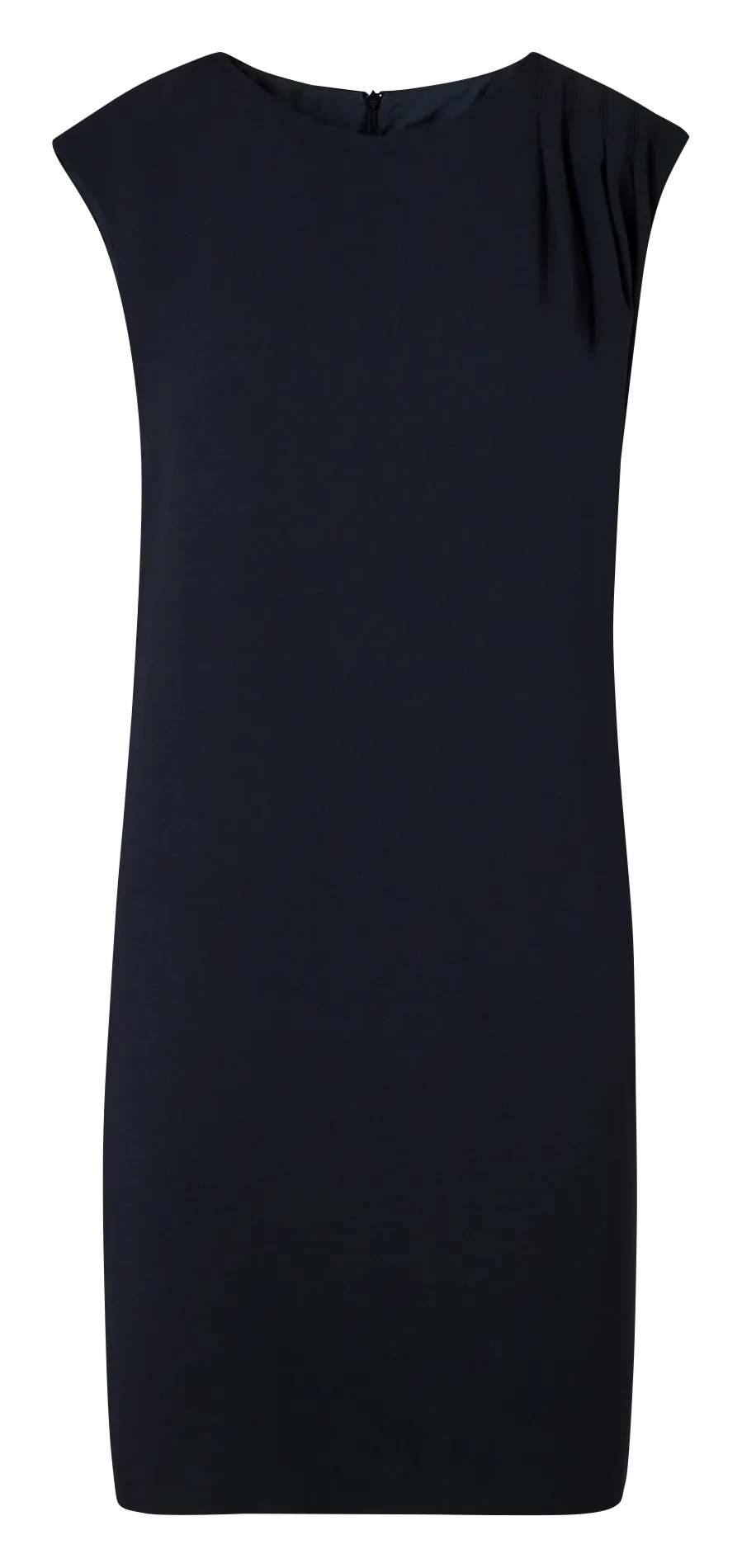 ZAPA ROSSIGNOL  VESTIDO CORTO RECTO DRAPEADO EN AZUL