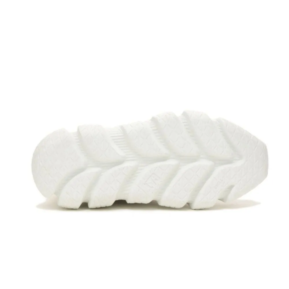 Zapatillas Urbanas Cat Para Mujer Blanco Cuero