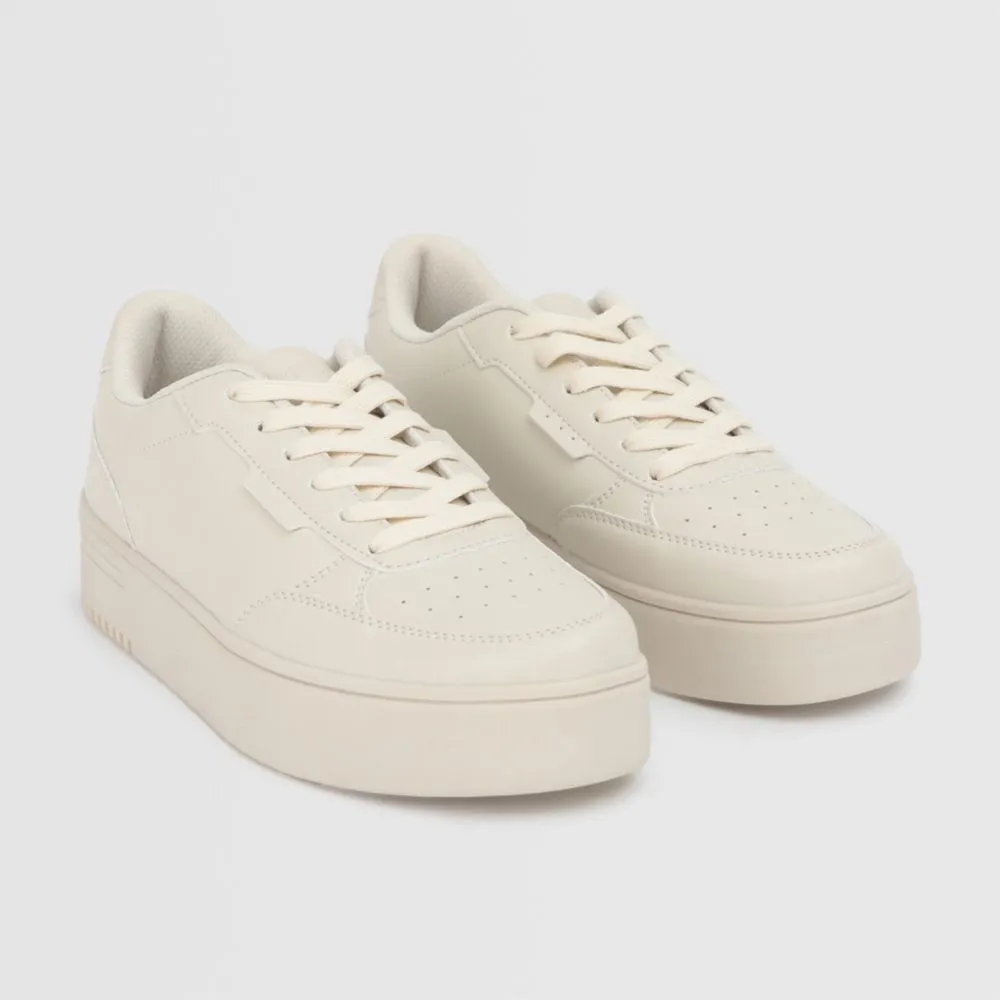 Zapatillas Urbanas Hypnotic Para Mujer Plainplat Beige