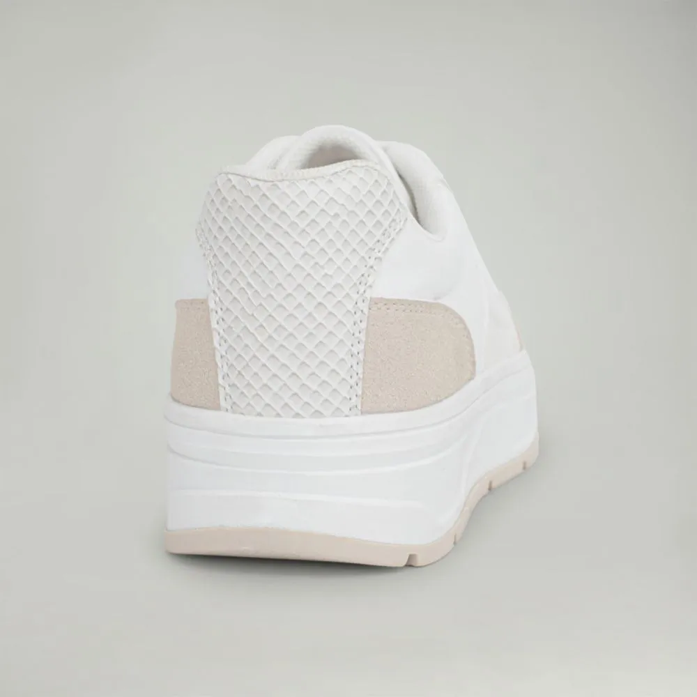 Zapatillas Urbanas Malabar Para Mujer Sandplat Beige