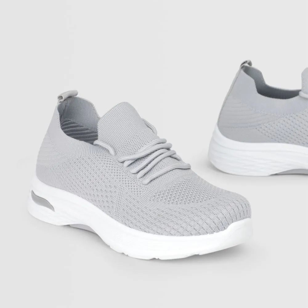 Zapatillas Urbanas Para Mujer Madison Knitpas Gris