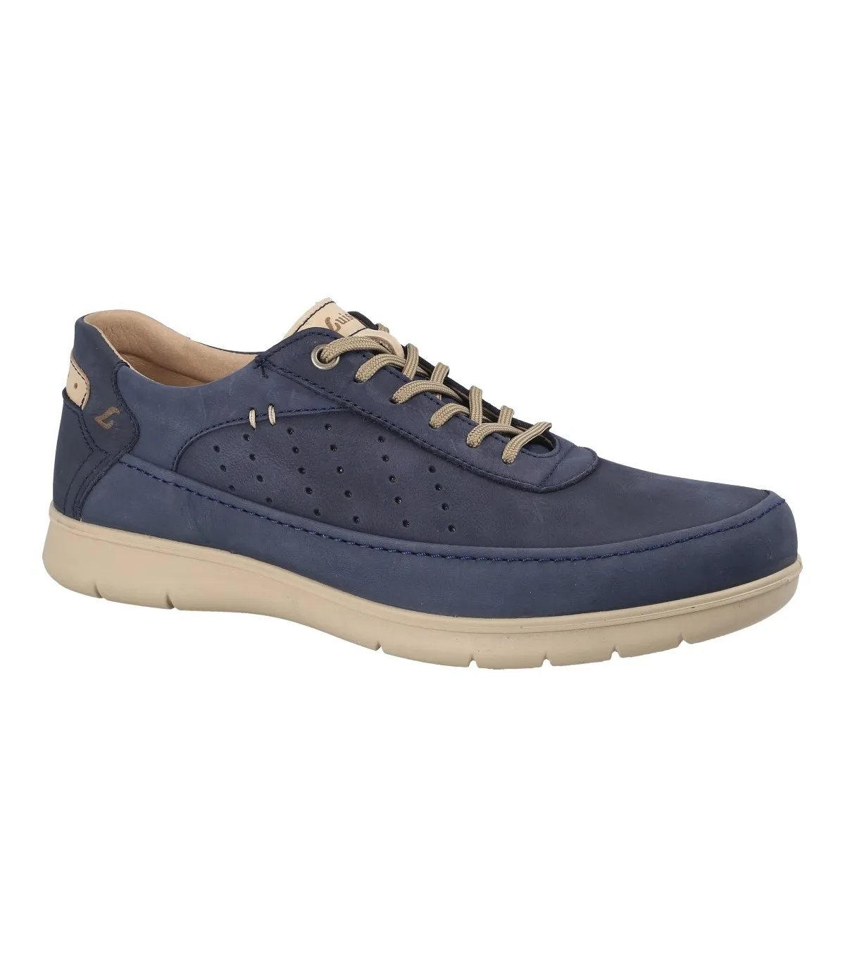 Zapatos de caballero en piel azul marino