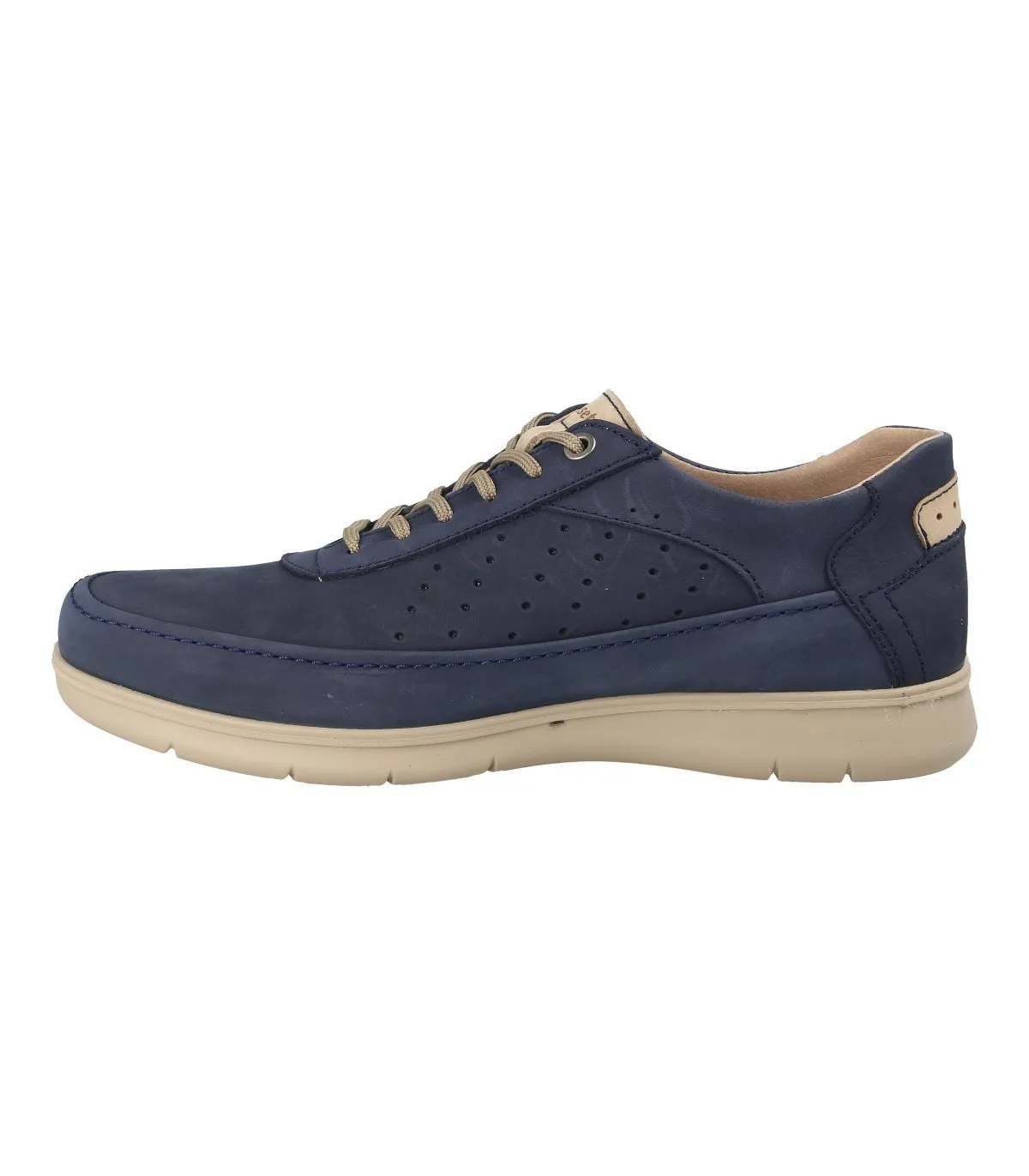 Zapatos de caballero en piel azul marino