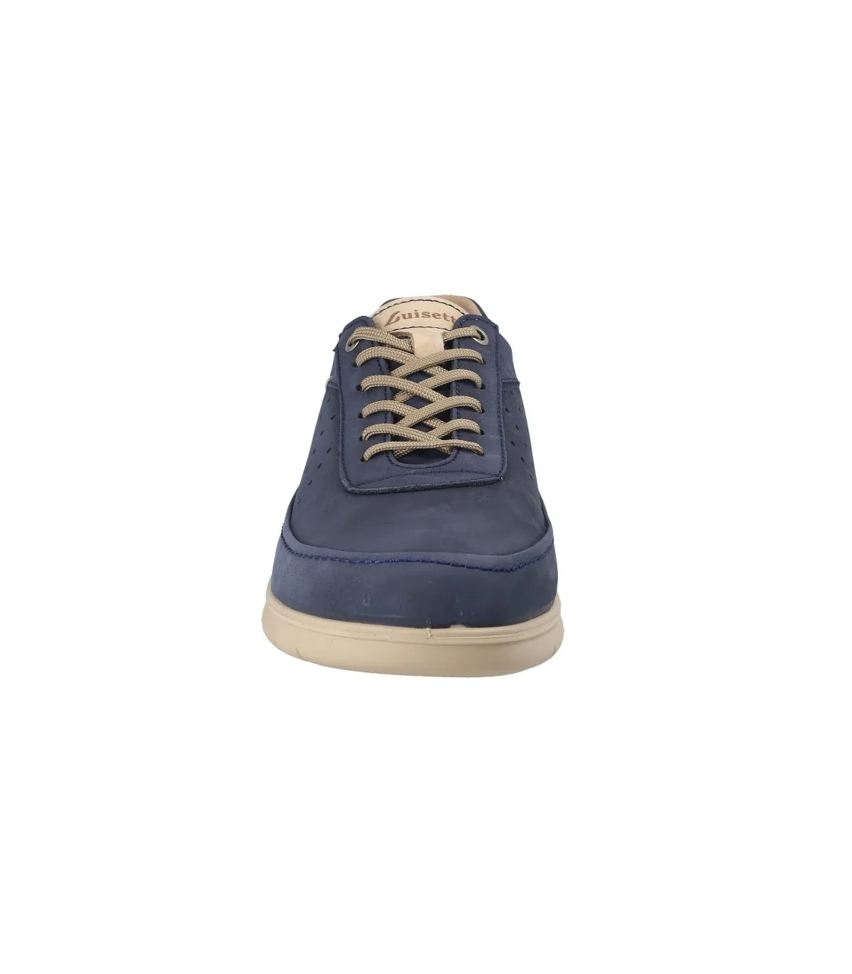 Zapatos de caballero en piel azul marino