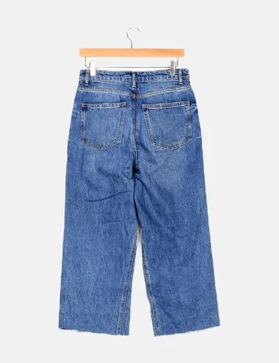 Zara Jeans wide leg azul