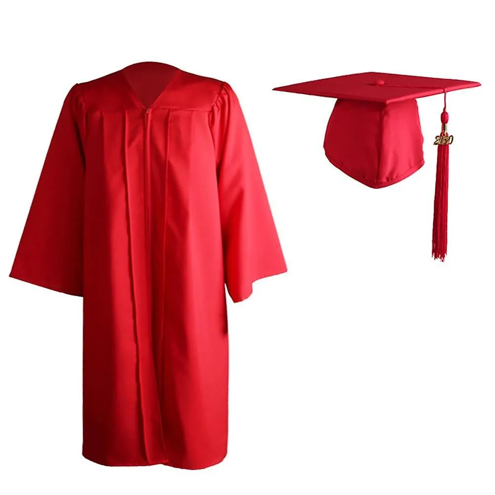 ZIP CLOSURE GOWN ROBE, MORTARBOARD CAP