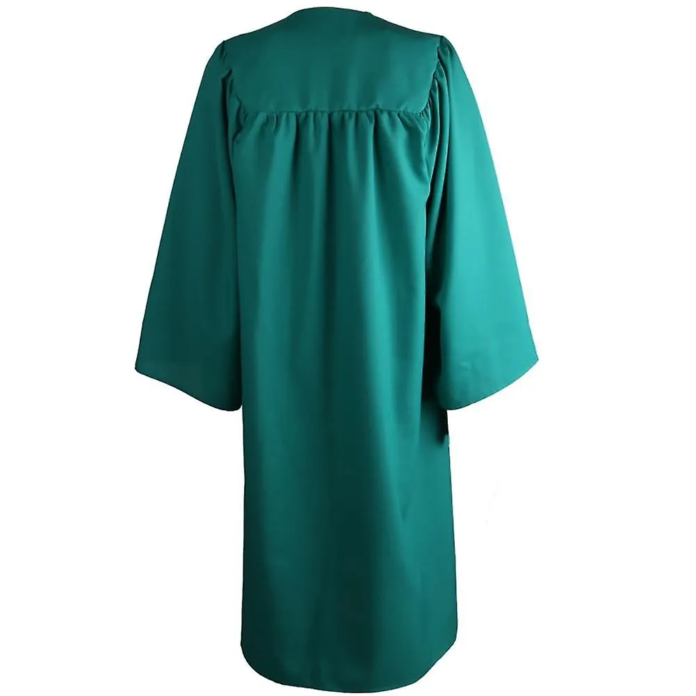 ZIP CLOSURE GOWN ROBE, MORTARBOARD CAP